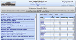 Desktop Screenshot of mountainhiker.org