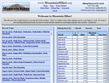 Tablet Screenshot of mountainhiker.org